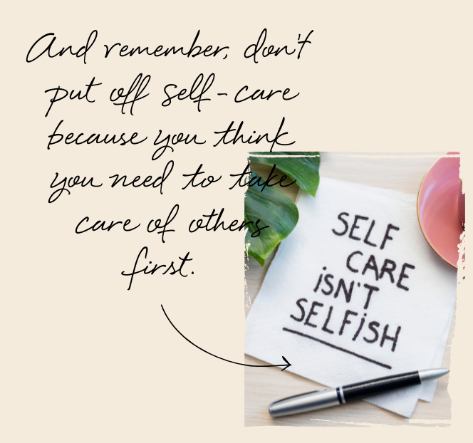 Self-Care Isn't Selfish Graphic